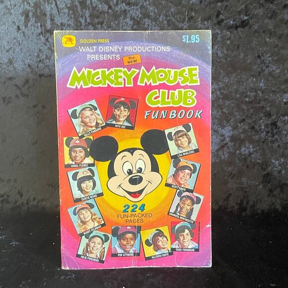 The New Mickey Mouse Club Fun Book | 1977 | Vintage Disney Fan Booklet - Picture 1 of 15